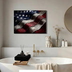 ZERILYN Ship Next Day – Patriotic Canvas Wall Decor, American Flag Pictures, Independence Day Canvas Prints, Red White Blue Home & Office Decoration - Image 4