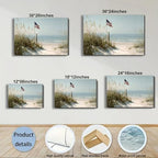 Ship Next Day – Patriotic Canvas Wall Art, American Flag Pictures, Framed Canvas Prints, Americana Wall Decor, Coastal Beach Canvas Prints, Living Room Artwork, Rustic Farmhouse Decor - Image 6