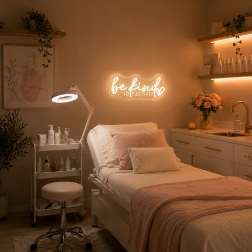Be Kind to Yourself Neon Sign USB Dimmable LED Neon Light for Wall Decor Bedroom Home Office Beauty Room Man Cave Dorm Classroom Decor, Gift for Teen Girls - Image 4