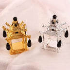 Serviette Rings 1-6 Pcs, Chinese Classical Pagoda-Shaped Napkin Ring, Luxury Dining Table Napkin Buckle, Party Tableware Decoration (Color : Gold), 5*7cm*4 - Image 4