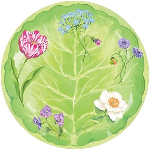 Caspari Floral Majolica Placemats - 4 Placemats by Caspari