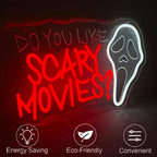 Do You Like Scary Movies Neon Sign Halloween Led Sign - Image 2