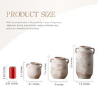 Vanselia Ceramic Flower Vase Home Table Decor Living Room Farmhouse 12 in - Image 2
