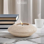 Tea Light Candle Holders Set of 3 – Handcrafted Natural Marble Tealight & Votive Holders in Graduated Sizes (4", 3.5", 3"), Decorative Stone Candle Holders for Home Décor & Table Centerpieces - Image 5