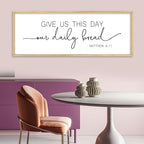 Give Us This Day Our Daily Bread Sign Kitchen-Dining Scripture Wall Decor - Image 6