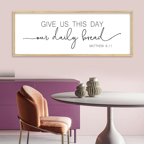 Give Us This Day Our Daily Bread Sign Kitchen-Dining Scripture Wall Decor - Image 6