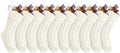 Fesciory 18 Inch Christmas Stockings, 10 Pack Large Cable Knit Xmas Decor by Fesciory