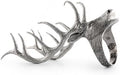 Vagabond House Elk Head Napkin Ring - Solid Pewter Napkin Ring for Lodge Style Decor - Rustic Table Accessory - 5.5" Long x 4" Tall by VagabondHouse