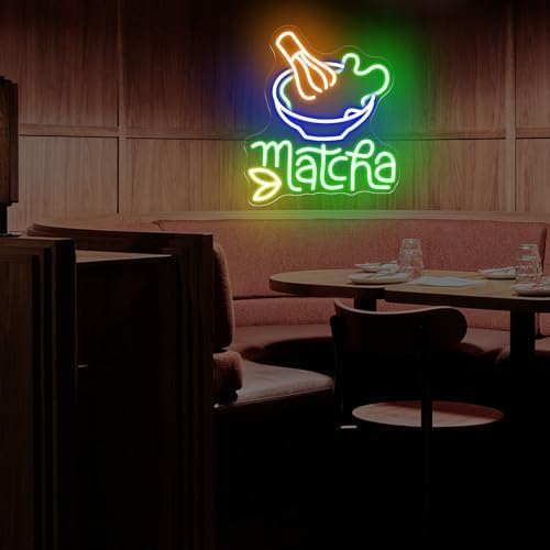 Matcha Tea Neon Sign for Home Cafe Kitchen, Japanese Tea Room Wall Decor - Image 3