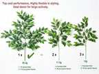 130pcs Italian Ruscus Greenery Stems 68cm Artificial Smilax Greenery Branch - Image 3