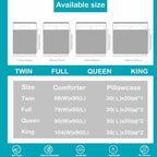 Erosebridal Sun & Moon Bedding Sets Full Boho Starry Sky Comforter Set Kids Boys Exotic Cosmos Planet Down Girls Zodiac Libra Duvet Bohemian Solar System Quilted With 2 Pillowcases LWHS5439XXY-BZ_USf - Image 7