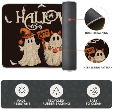 Artoid Mode Black Halloween Kitchen Mats Set of 3-17"x29"+17"x36"+17"x47" - Image 6