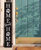 Home Sweet Home Sign, Welcome Porch Decor Front Door Outdoor Wooden Board - Image 3