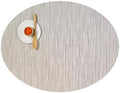 Chilewich Bamboo Placemats Set of 4, Woven Oval Placemats by Chilewich