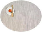 Chilewich Bamboo Placemats Set of 4, Woven Oval Placemats by Chilewich