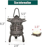 Sungmor Cast Iron Candle Holder -Decorative Cutout Design & Tealight Holder - Image 6