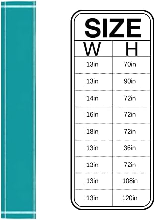 Smile Sunflower Teal Table Runner, Burlap Table Runners 120 inches Long,Farmhouse Style Solid Color Table Runner for Wedding Holiday Party Dinner,Dresser Scarf Decor - Image 6