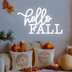 Hello Fall Neon Sign Custom Fall LED Neon Light USB Powered Switch Adjustable Brightness Neon Lights for Autumn Thanksgiving Home Fireplace Outdoor Garden Door - Image 3