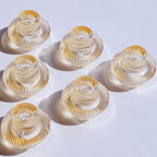 VOHO 12pcs Gold Candlestick Holders for Fall Thanksgiving Christmas Decor by VOHO
