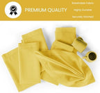 Hemstitch Cloth Dinner Napkins Cotton Set of 12 - Soft Durable Washable - Ideal for Farmhouse Parties Wedding Christmas Easter - Perfect Everyday Use Table Cloth Napkins 18x18 Yellow - Image 5