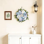 Garvee 20" Spring Summer Wreaths for Front Door, Hydrangeas Wreath - Image 3