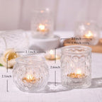 NITIME 36Pcs Votive Candle Holders, Clear Tea Light Holders for Wedding - Image 2