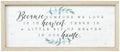 Simply Said, INC Farmhouse Frames Memorial Decor, Because Someone We Love is in Heaven Sign, 24 x 10 inch Wood Plaque, Made in USA, FF1055 by SimplySaidINC
