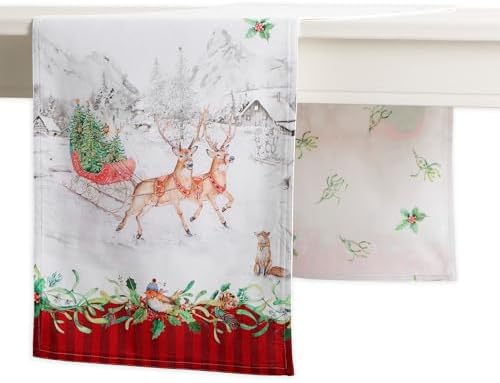 Maison d' Hermine Table Runner 100% Cotton 14.50" x 108" (Double Layer) by MaisondHermine