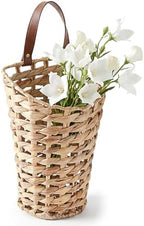 OwnMy Water Hyacinth Hanging Basket Woven Wall Basket for Planters, Flowers by OwnMy