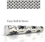Heat Resistant Table Runner, 53 x 14 Inch - Black Velvet Design - Image 6