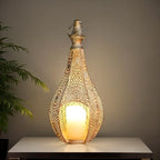 Candlestick Candle Barrels Moroccan Style Retro Lanterns Projection Lights Hollowed-Out Decorations Home Ramadan Hanging Outdoor Indoor Courtyard Porch Festival Weddings - Image 3