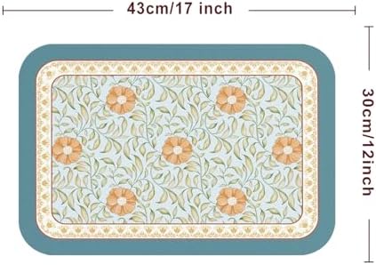 patdrea Designer Vintage French PVC Placemats Set of 6,12"x17"-Wensel A - Image 3