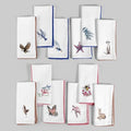 FINGERCRAFT Cloth Napkins Set of 12, 100% Cotton, 20x20 Inch, Multi Print by FINGERCRAFT
