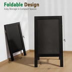 TEAKMAMA A Frame Chalkboard Signs 40"x20", Large Freestanding Chalk Board - Image 6