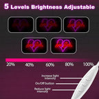 Heart Broken Love Neon Sign 15x10.1in LED Wall Light USB Powered Dimmable - Image 6