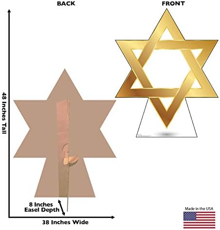 Cardboard People Star of David Life Size Cardboard Cutout Standup - Image 2