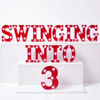 Honoson 13 Pcs swinging into 3 spider birthday decorations LED Lights Sign - Image 6