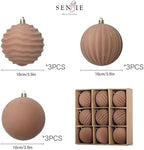 4In Velvet Ornaments for Christmas Tree,9Pcs Large Christmas Ornament Set - Image 4