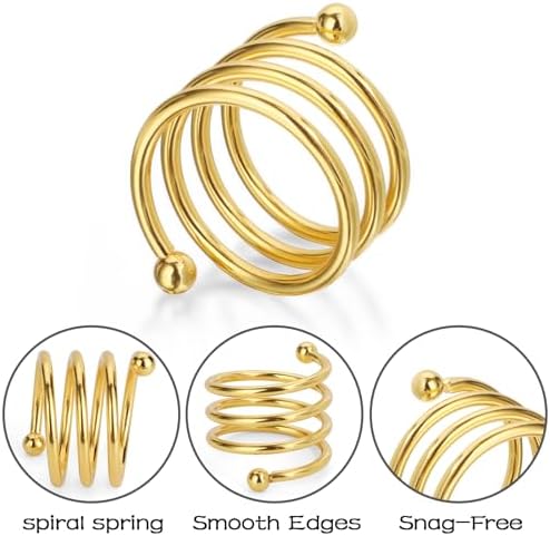 Napkin Rings Set of 24 Napkin Rings for Table Valentine's Day Wedding Christmas Decor (Gold, S) - Image 4