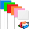 Amylove 300 Pcs Marking Flags 15 x 4 x 5 Inch Marker Flags, Fresh Color by Amylove