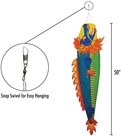 In the Breeze 5171 — 3D Dragon Windsock — Hanging Outdoor Decoration, Lunar New Year Décor - Image 5