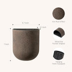 LA JOLIE MUSE Wall Planters for Indoor Plants, Hanging Flower Pots, 2 Pack - Image 4