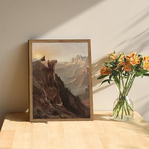 Western Cowboy Wall Art Set of 3, Vintage Southwestern Cowboy Wall Decor Paintings, Western Longhorn Bull Posters Prints Pictures for Bedroom Living Room Farmhouse Decor 16x24 Inch Wood Framed - Image 6