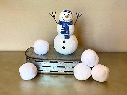 Hanukkah Jewish Snowman Figurine Collectible Decor Winter Decoration 7.5" (Snowman Tall) - Image 3