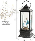 Eldnacele Jesus Singing Snow Globe Lantern with 6 Hour Timer - Image 3