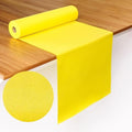 American Homestead Paper Table Runner Roll - 78 ft. Disposable Linen-Like Table Cover Roll - 20 Perforated Table Runners (16" x 48") for Parties, Weddings, and Events - Yellow by AHAMERICANHOMESTEAD
