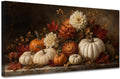 WAXWHELK Pumpkin Fall Canvas Wall Art, Autumn Thanksgiving Rustic Farmhouse Painting Pictures Artwork for Bedroom Living Room Home Decor (12"x24") by Unknown