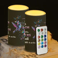 Mothers Day Gifts Flameless Candles with Remote Hummingbirds Floral Note LED Candles Battery Operated Electric Candles Flickering Warm Light for Home Bedroom Living Room Decorations by WelcometoLuarisgur