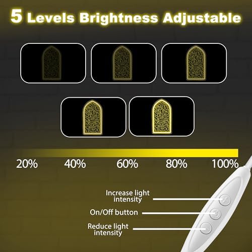 Subhan Allah Mehrab Neon Sign - Arabic Quranic Verse in Arched Window LED - Image 4