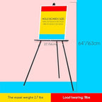 MEEDEN Wooden Easel Stand for Display: Black Wood Tripod for Wedding Sign - Image 2